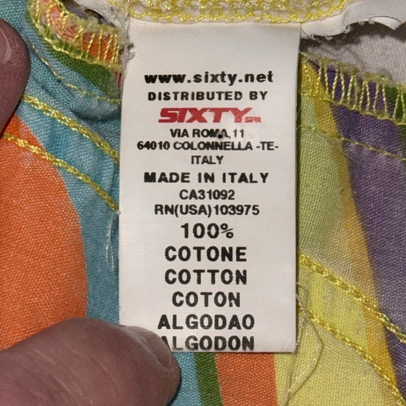 Y2K Miss Sixty Dip Dyed Stallion Detail Bermuda Shorts - Picture 6 of 8